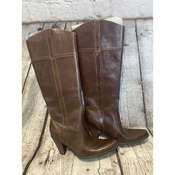 Steve Madden leather tall boots - Picture 2 of 9